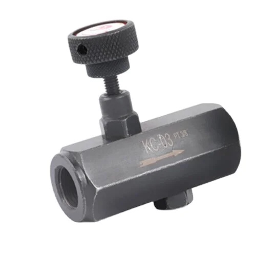 KC-04-3/8 02 04 06 Hydraulic Tube Type One-way Throttle Flow Control Valve KC-03 3/8
