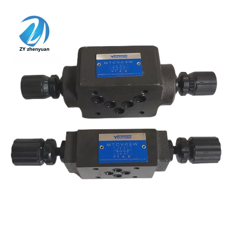 Hydraulic Stacked One-way Throttle Valve MTCV-03A MTCV-03B MTCV-02W MTCV-03-WI MTCV-02-WO