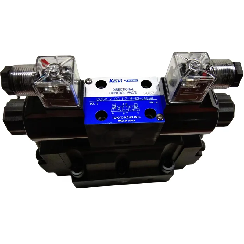 Solenoid Operated DG5V Series DG5V-H8-2A-P2-T-84-JA831 DG5VC-7-6C-T-PS1-H-80-JA Directional Control Valve