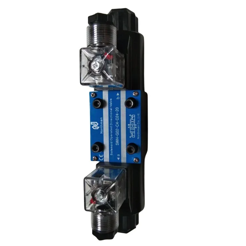 Hydraulic Solenoid Forklift Valve SWH-G02-D2-D24-10 SWH-G03-B3-D24-20 SWH-G02-B2-D24-10 D24/A220/A110-10/20
