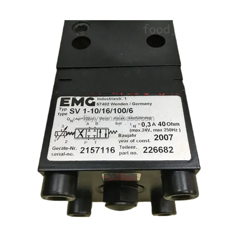 Servo Valve SVl-10/32/315/6 SVI Series SV1-10/16/100/6