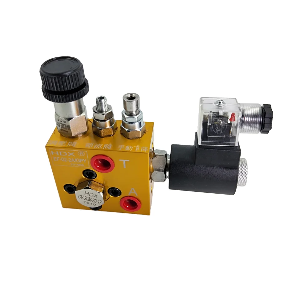 EF-02/AC220V/110V/DC24V/12V EF-02-AC220V Lifting Platform Special Solenoid Elevator Hydraulic Reversing Valve