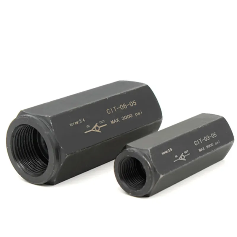 CIT-03 04 05 06 08 10 Hydraulic Straight-through One-way Valve