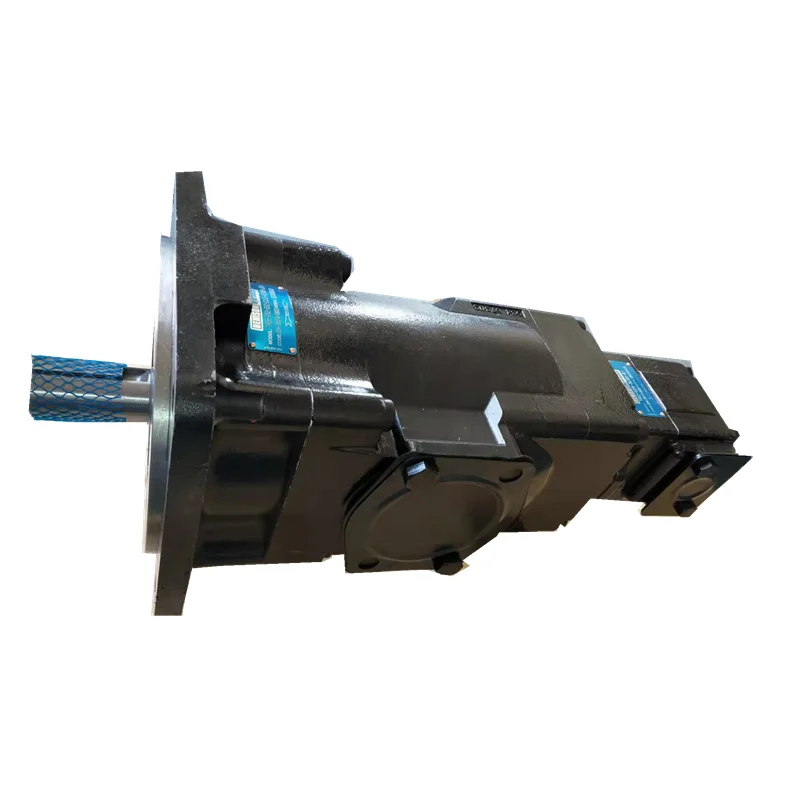 T6EE-052-052-2L03-A12M0-J334+T6C-025-3L03-B1 T6EE 0450572LO9A1M0 T6EE-062-062-2R01-A10M0 Hydraulic Vane Pump